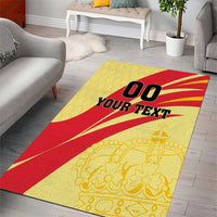 Custom Spain Football Area Rug Sport Style - Wonder Print Shop