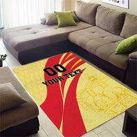 Custom Spain Football Area Rug Sport Style - Wonder Print Shop