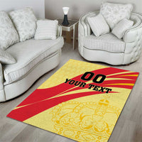 Custom Spain Football Area Rug Sport Style - Wonder Print Shop