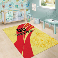 Custom Spain Football Area Rug Sport Style - Wonder Print Shop