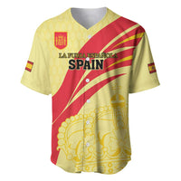 Custom Spain Football Baseball Jersey Sport Style - Wonder Print Shop