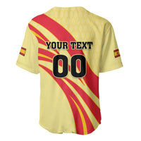 Custom Spain Football Baseball Jersey Sport Style - Wonder Print Shop