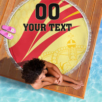 Custom Spain Football Beach Blanket Sport Style - Wonder Print Shop