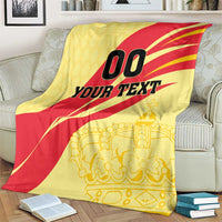 Custom Spain Football Blanket Sport Style