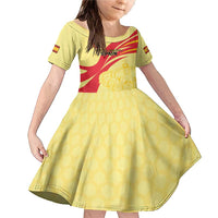 Custom Spain Football Family Matching Mermaid Dress and Hawaiian Shirt Sport Style - Wonder Print Shop