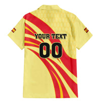 Custom Spain Football Family Matching Mermaid Dress and Hawaiian Shirt Sport Style - Wonder Print Shop