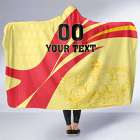 Custom Spain Football Hooded Blanket Sport Style