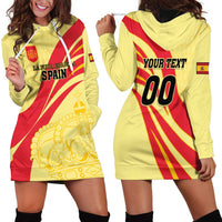 Custom Spain Football Hoodie Dress Sport Style - Wonder Print Shop
