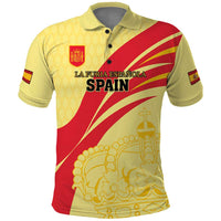 Custom Spain Football Polo Shirt Sport Style - Wonder Print Shop