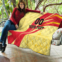 Custom Spain Football Quilt Sport Style - Wonder Print Shop