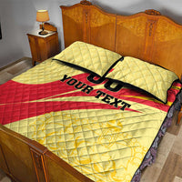 Custom Spain Football Quilt Bed Set Sport Style - Wonder Print Shop