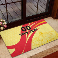 Custom Spain Football Rubber Doormat Sport Style - Wonder Print Shop