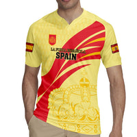 Custom Spain Football Rugby Jersey Sport Style - Wonder Print Shop