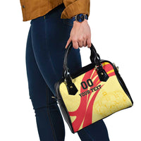 Custom Spain Football Shoulder Handbag Sport Style