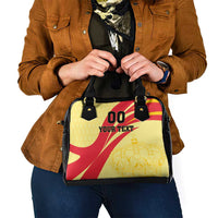 Custom Spain Football Shoulder Handbag Sport Style