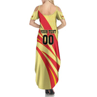 Custom Spain Football Summer Maxi Dress Sport Style - Wonder Print Shop