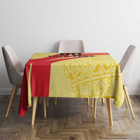 Custom Spain Football Tablecloth Sport Style - Wonder Print Shop