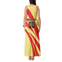 Custom Spain Football Tank Maxi Dress Sport Style - Wonder Print Shop