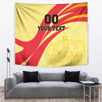 Custom Spain Football Tapestry Sport Style - Wonder Print Shop