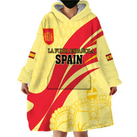 Custom Spain Football Wearable Blanket Hoodie Sport Style - Wonder Print Shop