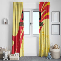 Custom Spain Football Window Curtain Sport Style - Wonder Print Shop