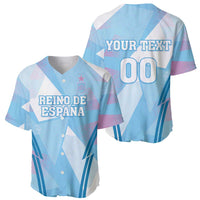 Custom Spain Football Baseball Jersey Simple Style - Wonder Print Shop