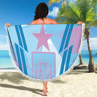 Custom Spain Football Beach Blanket Simple Style - Wonder Print Shop