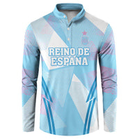 Custom Spain Football Button Sweatshirt Simple Style - Wonder Print Shop