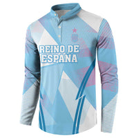 Custom Spain Football Button Sweatshirt Simple Style - Wonder Print Shop