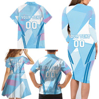 Custom Spain Football Family Matching Long Sleeve Bodycon Dress and Hawaiian Shirt Simple Style - Wonder Print Shop