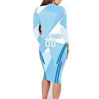 Custom Spain Football Family Matching Long Sleeve Bodycon Dress and Hawaiian Shirt Simple Style - Wonder Print Shop