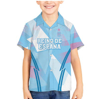 Custom Spain Football Family Matching Mermaid Dress and Hawaiian Shirt Simple Style - Wonder Print Shop