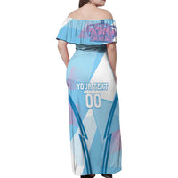 Custom Spain Football Family Matching Off Shoulder Maxi Dress and Hawaiian Shirt Simple Style - Wonder Print Shop
