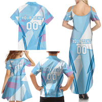 Custom Spain Football Family Matching Summer Maxi Dress and Hawaiian Shirt Simple Style - Wonder Print Shop