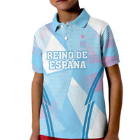 Custom Spain Football Kid Polo Shirt Simple Style - Wonder Print Shop