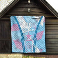 Custom Spain Football Quilt Simple Style - Wonder Print Shop