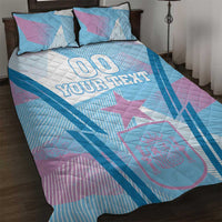 Custom Spain Football Quilt Bed Set Simple Style - Wonder Print Shop