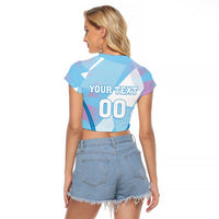 Custom Spain Football Raglan Cropped T Shirt Simple Style - Wonder Print Shop