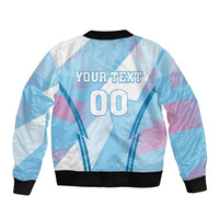 Custom Spain Football Sleeve Zip Bomber Jacket Simple Style - Wonder Print Shop