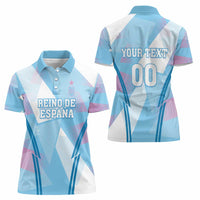 Custom Spain Football Women Polo Shirt Simple Style - Wonder Print Shop