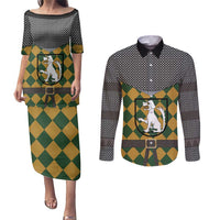 Knights Germany Costumes Couples Matching Puletasi and Long Sleeve Button Shirt - Wonder Print Shop