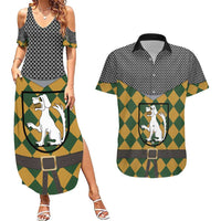 Knights Germany Costumes Couples Matching Summer Maxi Dress and Hawaiian Shirt - Wonder Print Shop