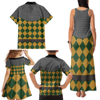 Knights Germany Costumes Family Matching Tank Maxi Dress and Hawaiian Shirt - Wonder Print Shop