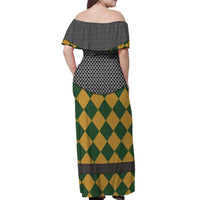 Knights Germany Costumes Off Shoulder Maxi Dress - Wonder Print Shop