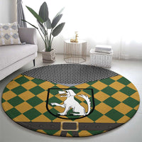 Knights Germany Costumes Round Carpet - Wonder Print Shop