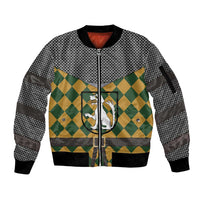 Knights Germany Costumes Sleeve Zip Bomber Jacket - Wonder Print Shop