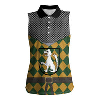 Knights Germany Costumes Women Sleeveless Polo Shirt - Wonder Print Shop