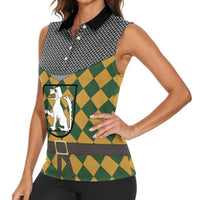 Knights Germany Costumes Women Sleeveless Polo Shirt - Wonder Print Shop