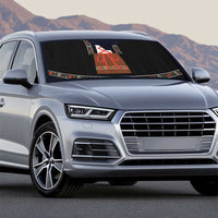 Oktoberfest Dirndl Costume Auto Sun Shade German Beer Festival - Wonder Print Shop