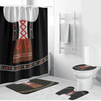 Oktoberfest Dirndl Costume Bathroom Set German Beer Festival - Wonder Print Shop